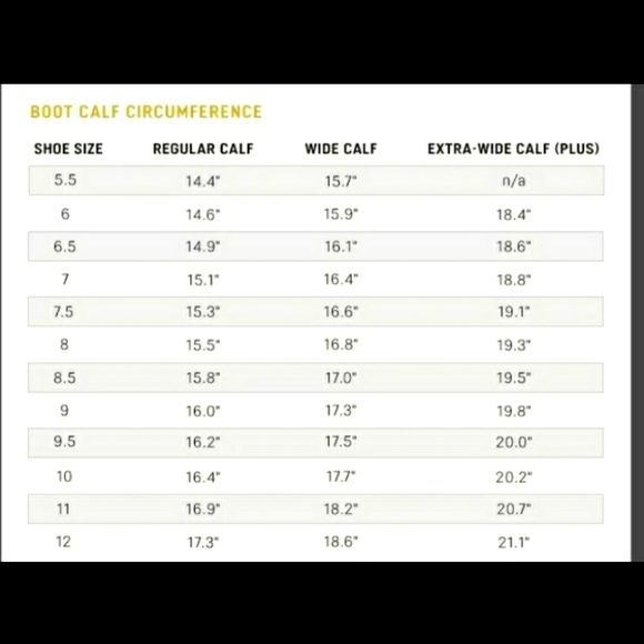 How To Measure Your Foot And Calf Size Advertisement - Picture 3 of 3